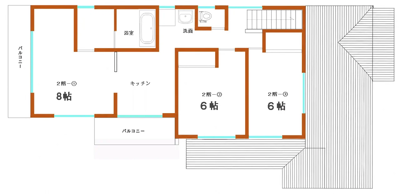 2階見取り図